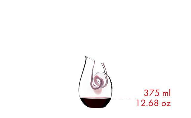 RIEDEL CURLY MINI DECANTER - PINK