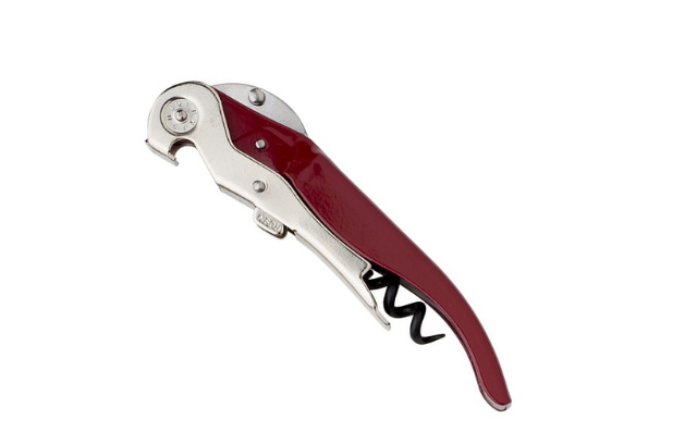 Pulltex Button Lever Corkscrew Burgundy
