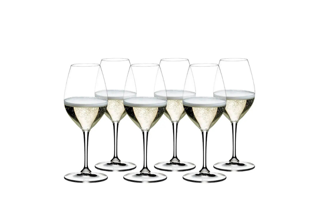 Riedel Vinum Champagne Glasses (6 glasses)