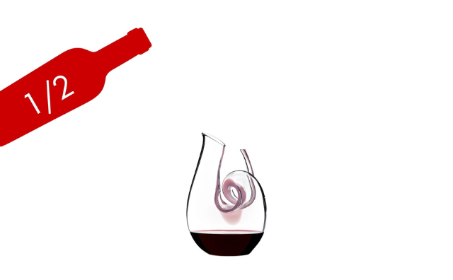 RIEDEL CURLY MINI DECANTER - PINK