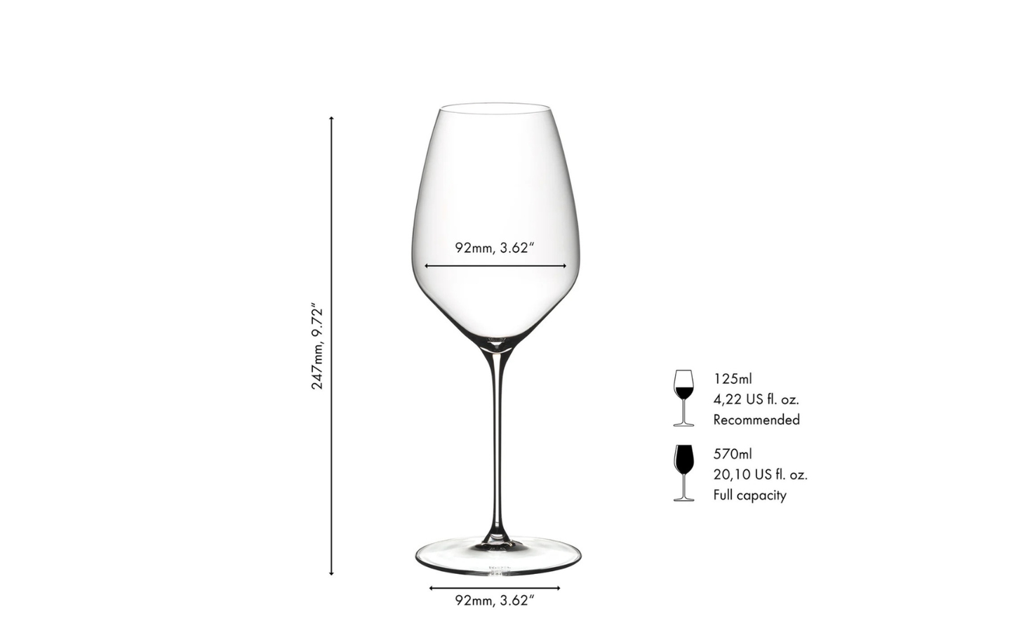 RIEDEL VELOCE RIESLING (2 glasses)