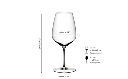 RIEDEL VELOCE CABERNET/MERLOT (2 glasses)
