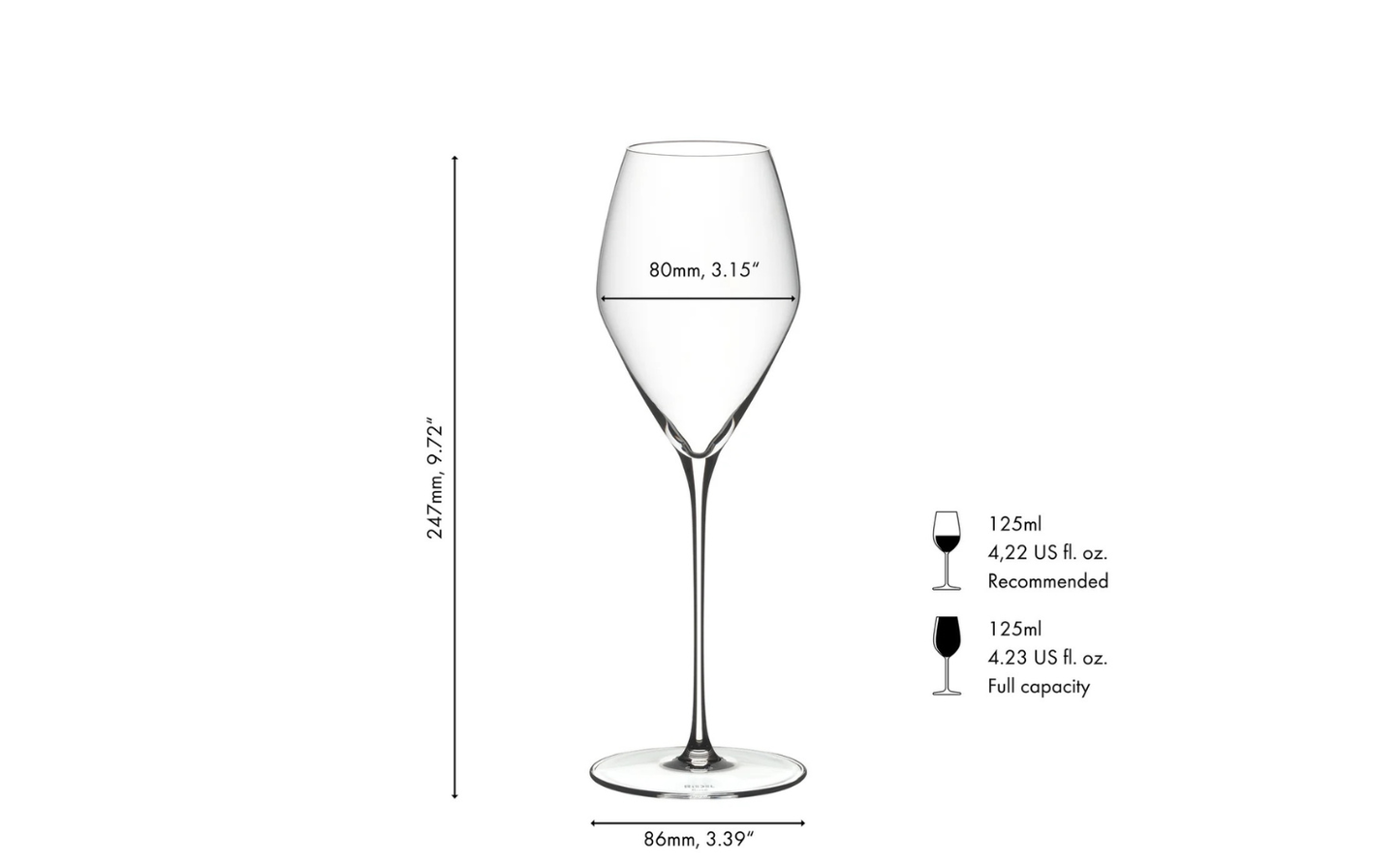 Riedel Veloce Rose Set (2 glasses)