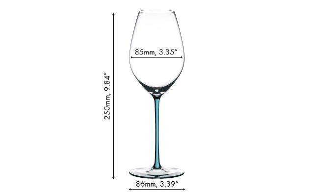 RIEDEL FATTO A MANO CHAMPAGNE WINE GLASS - TURQUOISE (1 glass)