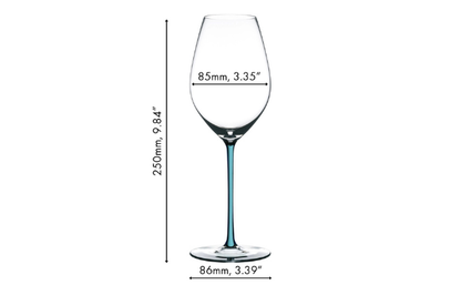 RIEDEL FATTO A MANO CHAMPAGNE WINE GLASS - TURQUOISE (1 glass)