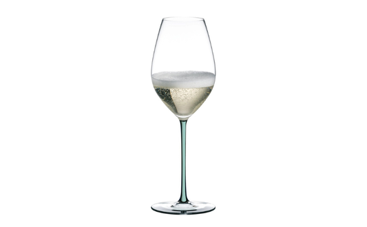 RIEDEL FATTO A MANO CHAMPAGNE WINE GLASS - MINT (1 glass)