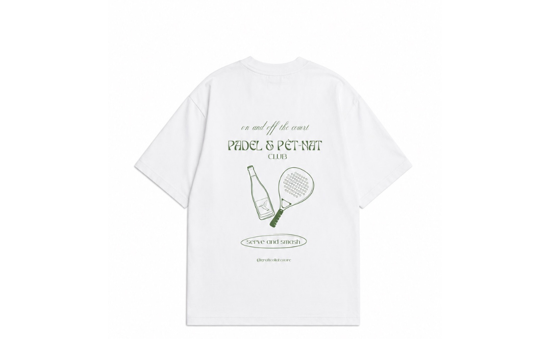 Padel & Pét-Nat T-Shirt (Pre-Order)