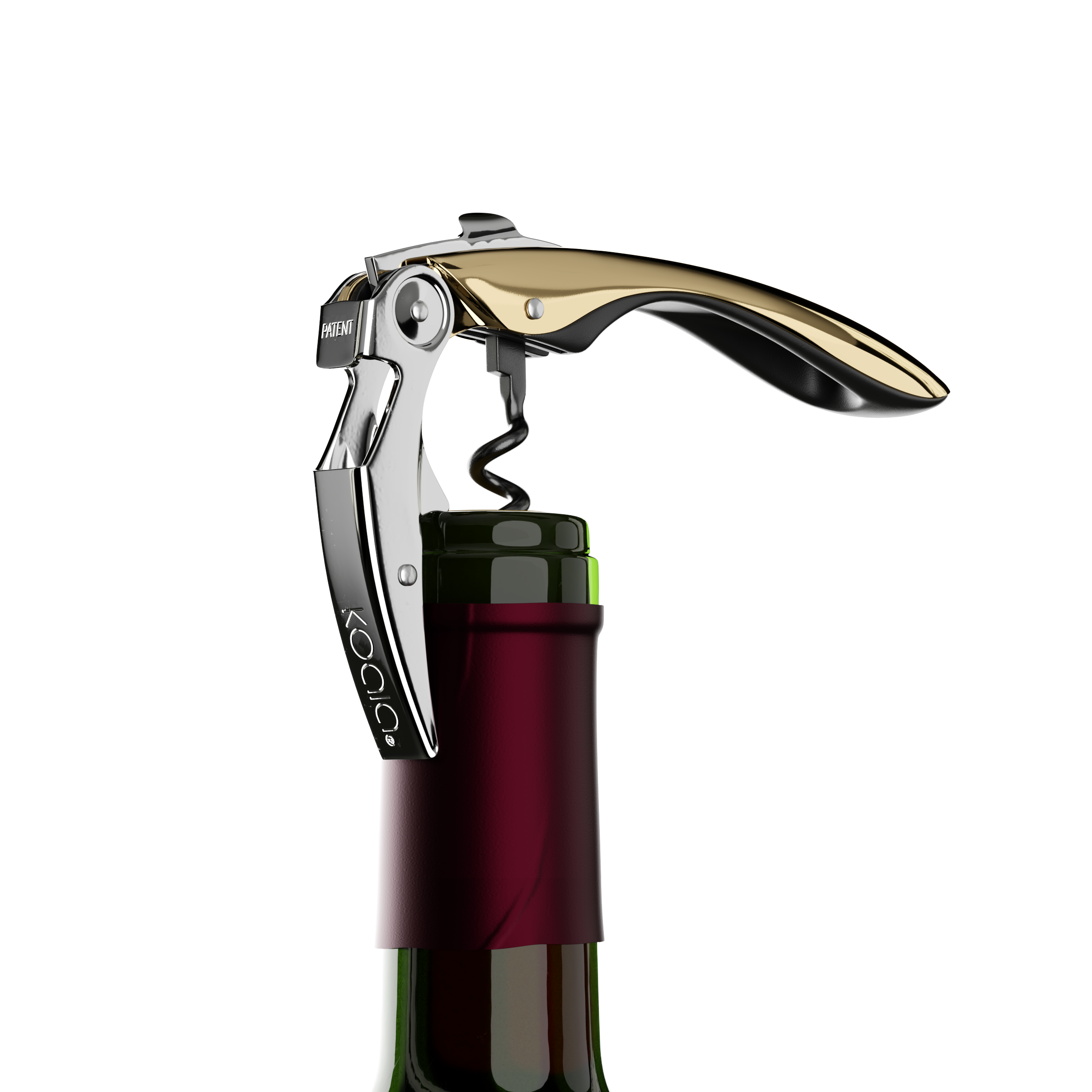 Koala Double lever Corkscrew High Tech Gold