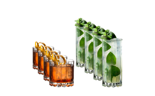RIEDEL Drink Specific Glassware Rocks & Highball Set (8 glasses)