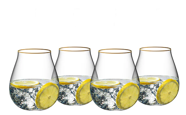 Riedel O Gin Limited Edition Gold Rim Set (4 glasses)