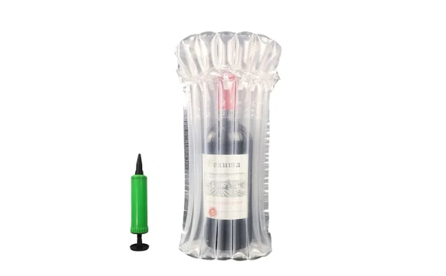 Wine Bottle Travel Protector Bags (10 bags + pump)