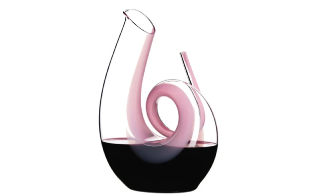 RIEDEL CURLY DECANTER - PINK