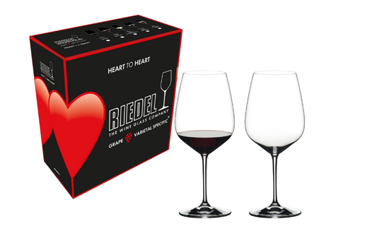 RIEDEL HEART TO HEART CABERNET (2 GLASSES) LIMITED EDITION
