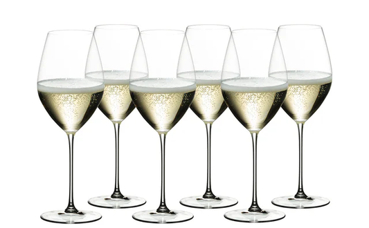 RIEDEL Veritas Champagne Wine Glass (Set of 6 Glasses)