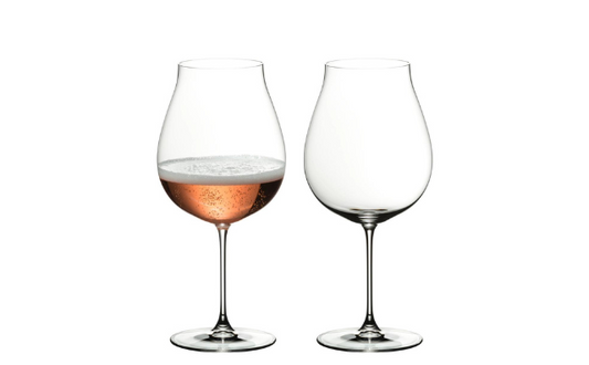 RIEDEL Veritas New World Pinot Noir, Nebbiolo & Rosé Champagne Glass (2 glasses)