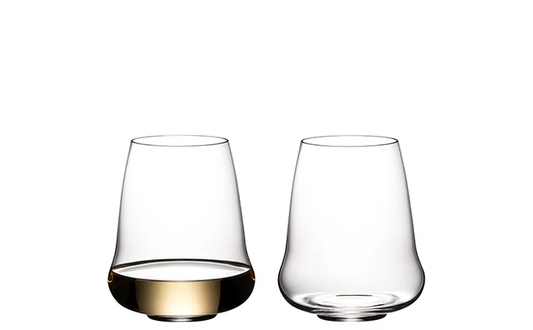 Riedel Stemless Winewings Riesling Set of 2 Glasses
